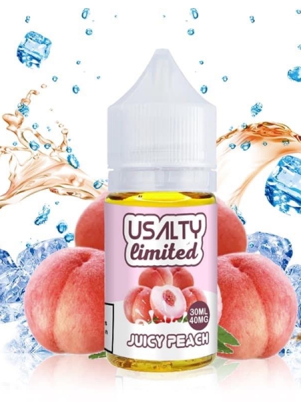Usalty Limited Juicy Peach - Nước Ép Đào Lạnh 30ml/40-60mg