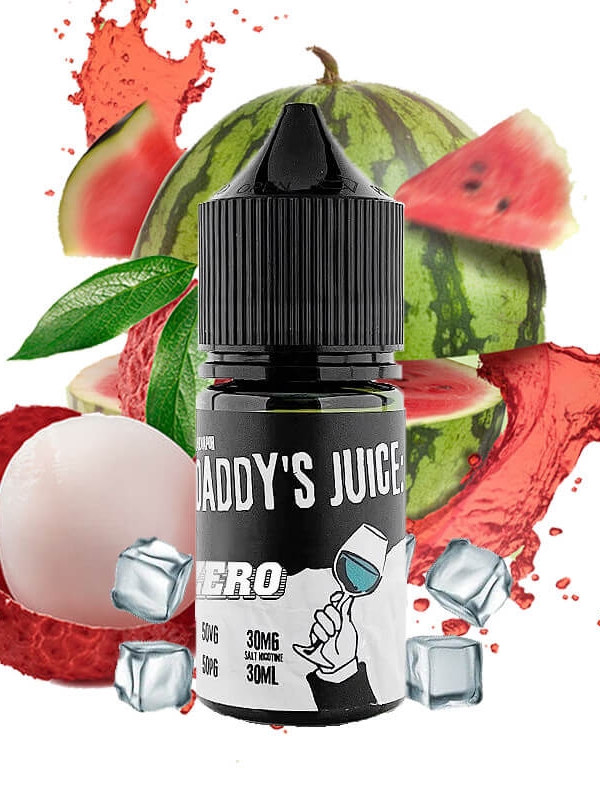Daddy's Juice Zero Lyche Watermelon- Vải dưa hấu 30ML / 30MG - 50MG