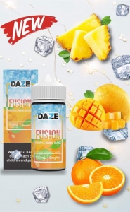 Dứa Xoài Cam - 7 Daze Fusion Iced Pineapple Mango Orange 100ml