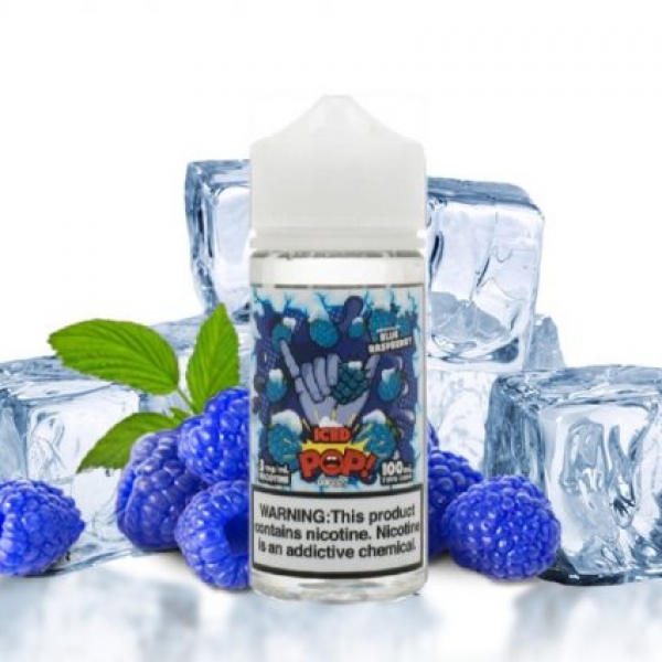 Iced Pop Mâm Xôi Xanh - Blue Raspberry 100ml 3Mg
