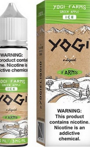Yogi Farms Táo Xanh Lạnh - Green Apple Ice ( 60ml - 0MG - 3MG - 6MG ) 